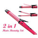 2 In 1 Hair Straightener & Curler