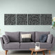 4 Quls Kufic Calligraphy Islamic Wall Art