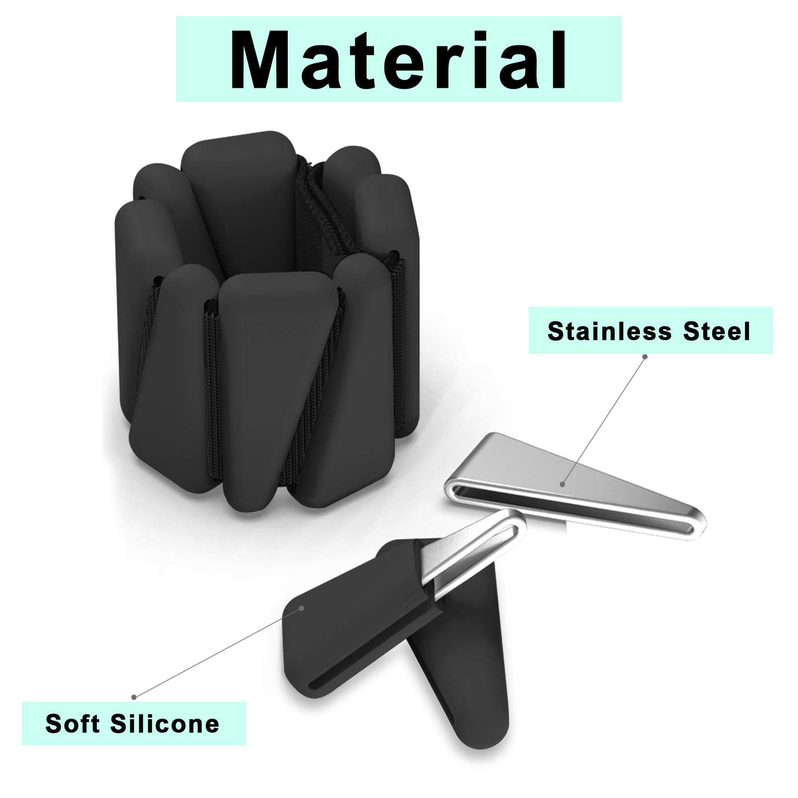 Pilates Silicone wrist & Ankle Weights