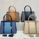 Pebbled Leather Messenger Bag