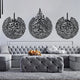 Set of 3 Ayatul Kursi, Surah Al-Falaq and Surah An-Nâs Islamic Wall Art