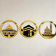 Set of Masjid Al Aqsa, Masjid Al-Haram & Masjid An-Nabawi Islamic Wall Art